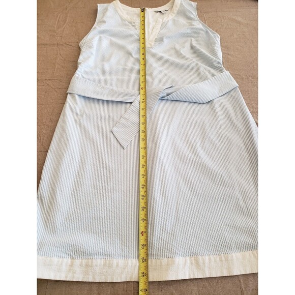 NEW Southern Tide Sky Blue Erica Performance Seersucker Dress Women’s 14 - Picture 12 of 16